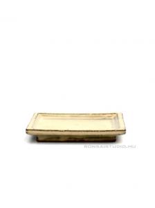 Bonsai alátét 12cm szögletes beige